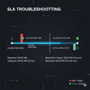 SLA-Based Troubleshooting & Support